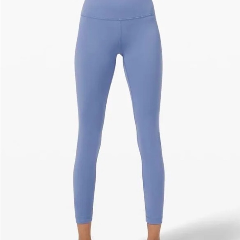 Lululemon Wundertrain 25” leggings Waterdrop size 4